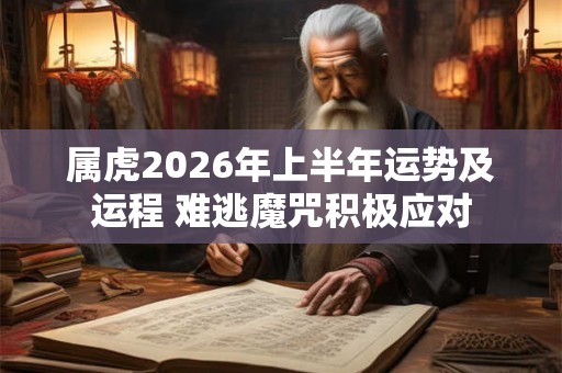 属虎2026年上半年运势及运程 难逃魔咒积极应对