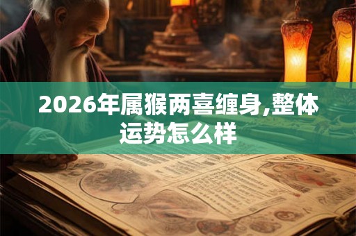 2026年属猴两喜缠身,整体运势怎么样 2026年属猴两喜缠身,整体运势怎么样