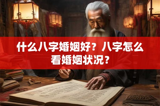 什么八字婚姻好？八字怎么看婚姻状况？
