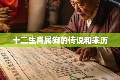 十二生肖属狗的传说和来历