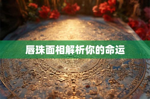 唇珠面相解析你的命运