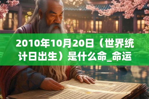 2010年10月20日（世界统计日出生）是什么命_命运如何