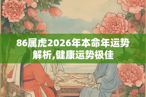 86属虎2026年本命年运势解析,健康运势极佳