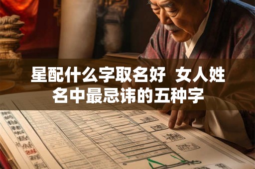 星配什么字取名好 女人姓名中最忌讳的五种字 星配什么字取名好 女人姓名中最忌讳的五种字