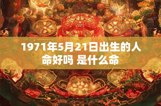 1971年5月21日出生的人命好吗 是什么命