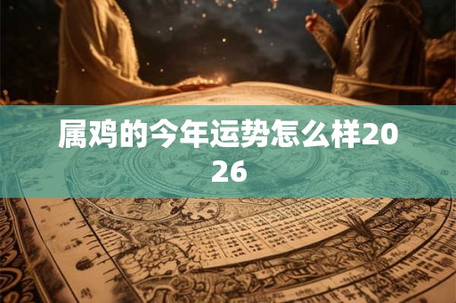 属鸡的今年运势怎么样2026
