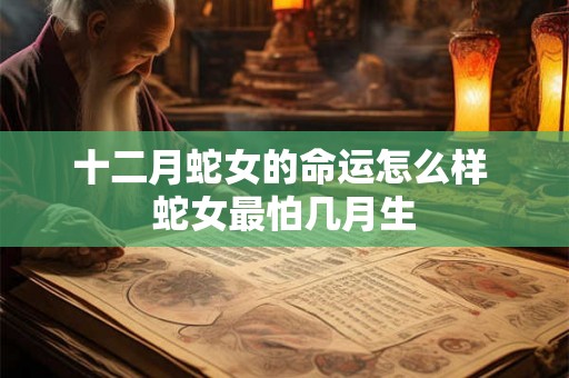 十二月蛇女的命运怎么样 蛇女最怕几月生
