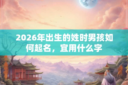 2026年出生的姓时男孩如何起名,宜用什么字 2026年出生的姓时男孩如何起名,宜用什么字