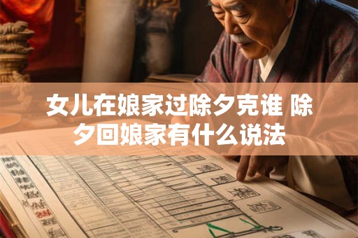 女儿在娘家过除夕克谁 除夕回娘家有什么说法