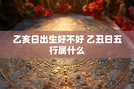 乙亥日出生好不好 乙丑日五行属什么