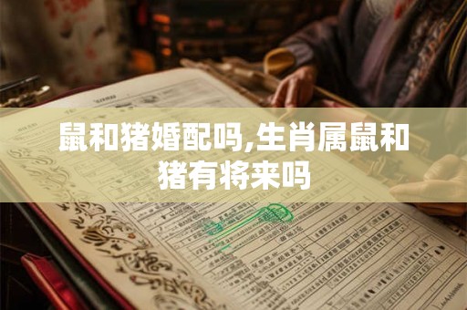 鼠和猪婚配吗,生肖属鼠和猪有将来吗