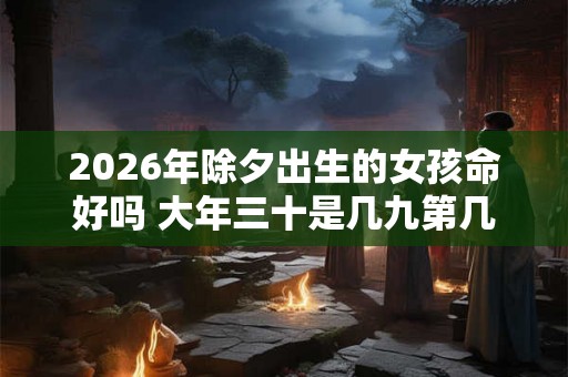 2026年除夕出生的女孩命好吗 大年三十是几九第几天