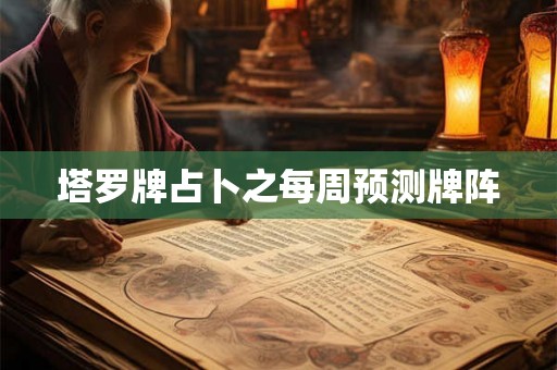 塔罗牌占卜之每周预测牌阵