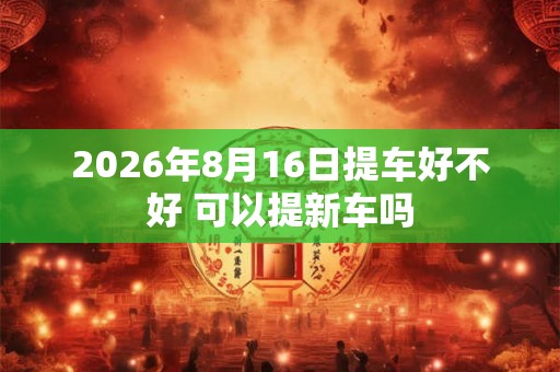 2026年8月16日提车好不好 可以提新车吗 2026年8月16日提车好不好 可以提新车吗