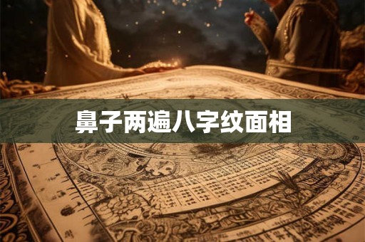 鼻子两遍八字纹面相 鼻子两遍八字纹面相