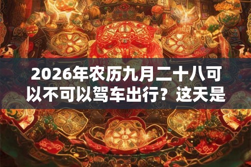 2026年农历九月二十八可以不可以驾车出行？这天是什么节气？