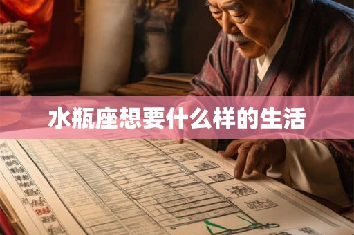 水瓶座想要什么样的生活