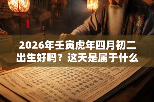 2026年壬寅虎年四月初二出生好吗？这天是属于什么星座？