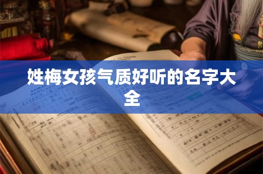 姓梅女孩气质好听的名字大全 姓梅女孩气质好听的名字大全
