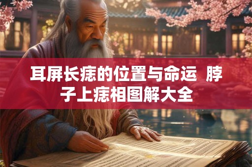 耳屏长痣的位置与命运 脖子上痣相图解大全 耳屏长痣的位置与命运 脖子上痣相图解大全