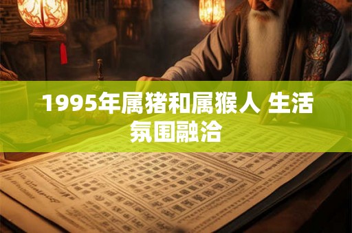 1995年属猪和属猴人 生活氛围融洽