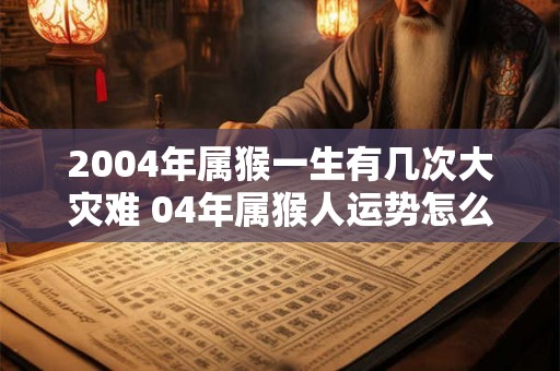 2004年属猴一生有几次大灾难 04年属猴人运势怎么样 2004年属猴一生有几次大灾难 04年属猴人运势怎么样