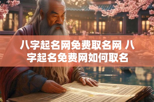 八字起名网免费取名网 八字起名免费网如何取名 八字起名网免费取名网 八字起名免费网如何取名
