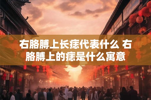 右胳膊上长痣代表什么 右胳膊上的痣是什么寓意