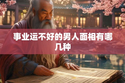 事业运不好的男人面相有哪几种