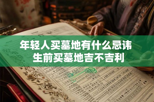 年轻人买墓地有什么忌讳  生前买墓地吉不吉利