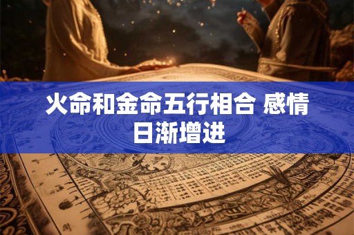 火命和金命五行相合 感情日渐增进 火命和金命五行相合 感情日渐增进