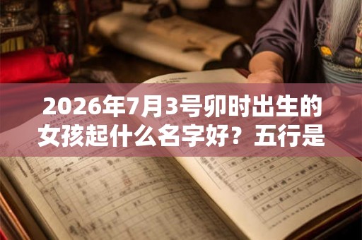 2026年7月3号卯时出生的女孩起什么名字好？五行是什么？
