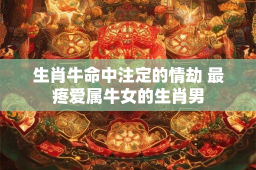 生肖牛命中注定的情劫 最疼爱属牛女的生肖男