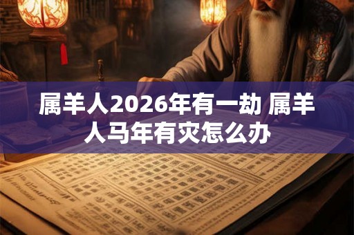 属羊人2026年有一劫 属羊人马年有灾怎么办 属羊人2026年有一劫 属羊人马年有灾怎么办