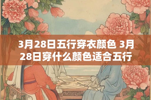 3月28日五行穿衣颜色 3月28日穿什么颜色适合五行 3月28日五行穿衣颜色 3月28日穿什么颜色适合五行
