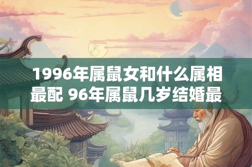 1996年属鼠女和什么属相最配 96年属鼠几岁结婚最好