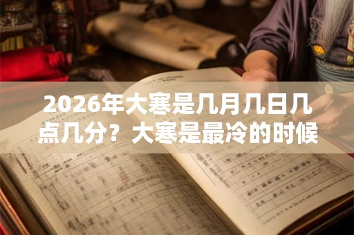 2026年大寒是几月几日几点几分?大寒是最冷的时候吗? 2026年大寒是几月几日几点几分?大寒是最冷的时候吗?