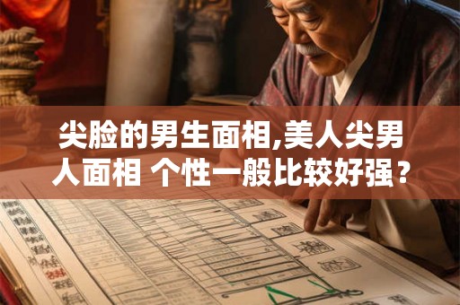 尖脸的男生面相,美人尖男人面相 个性一般比较好强？
