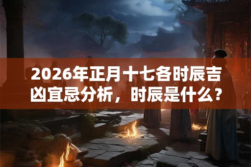 2026年正月十七各时辰吉凶宜忌分析,时辰是什么? 2026年正月十七各时辰吉凶宜忌分析,时辰是什么?