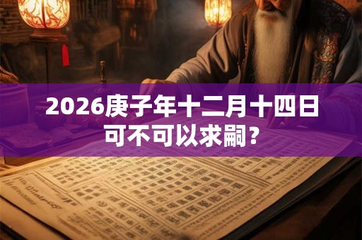 2026庚子年十二月十四日可不可以求嗣? 2026庚子年十二月十四日可不可以求嗣?
