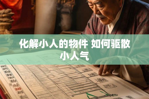化解小人的物件 如何驱散小人气