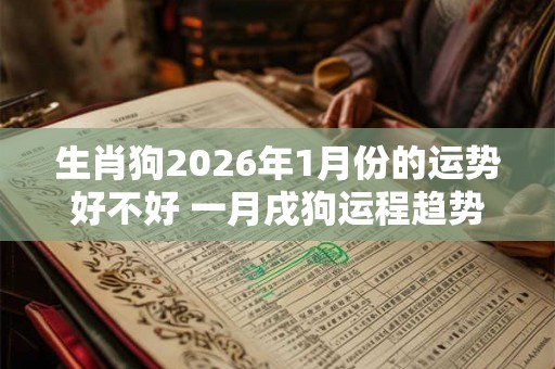 生肖狗2026年1月份的运势好不好 一月戌狗运程趋势详解
