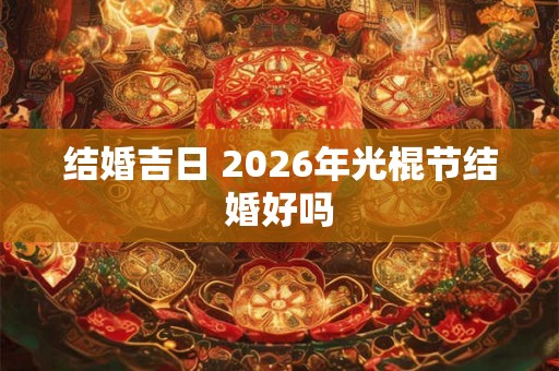 结婚吉日 2026年光棍节结婚好吗