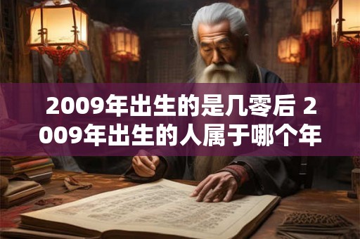 2009年出生的是几零后 2009年出生的人属于哪个年代即是几零后