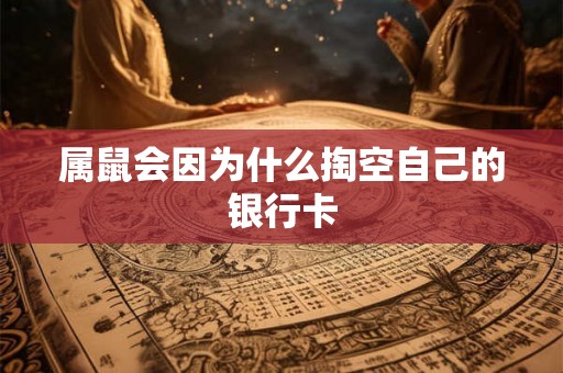 属鼠会因为什么掏空自己的银行卡