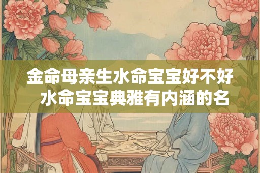 金命母亲生水命宝宝好不好 水命宝宝典雅有内涵的名字推荐 金命母亲生水命宝宝好不好 水命宝宝典雅有内涵的名字推荐