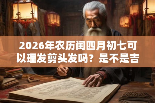 2026年农历闰四月初七可以理发剪头发吗？是不是吉日？