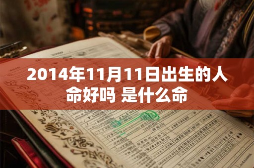 2014年11月11日出生的人命好吗 是什么命