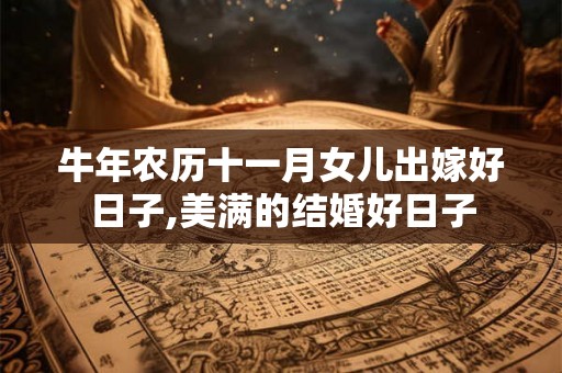牛年农历十一月女儿出嫁好日子,美满的结婚好日子