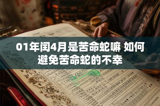 01年闰4月是苦命蛇嘛 如何避免苦命蛇的不幸